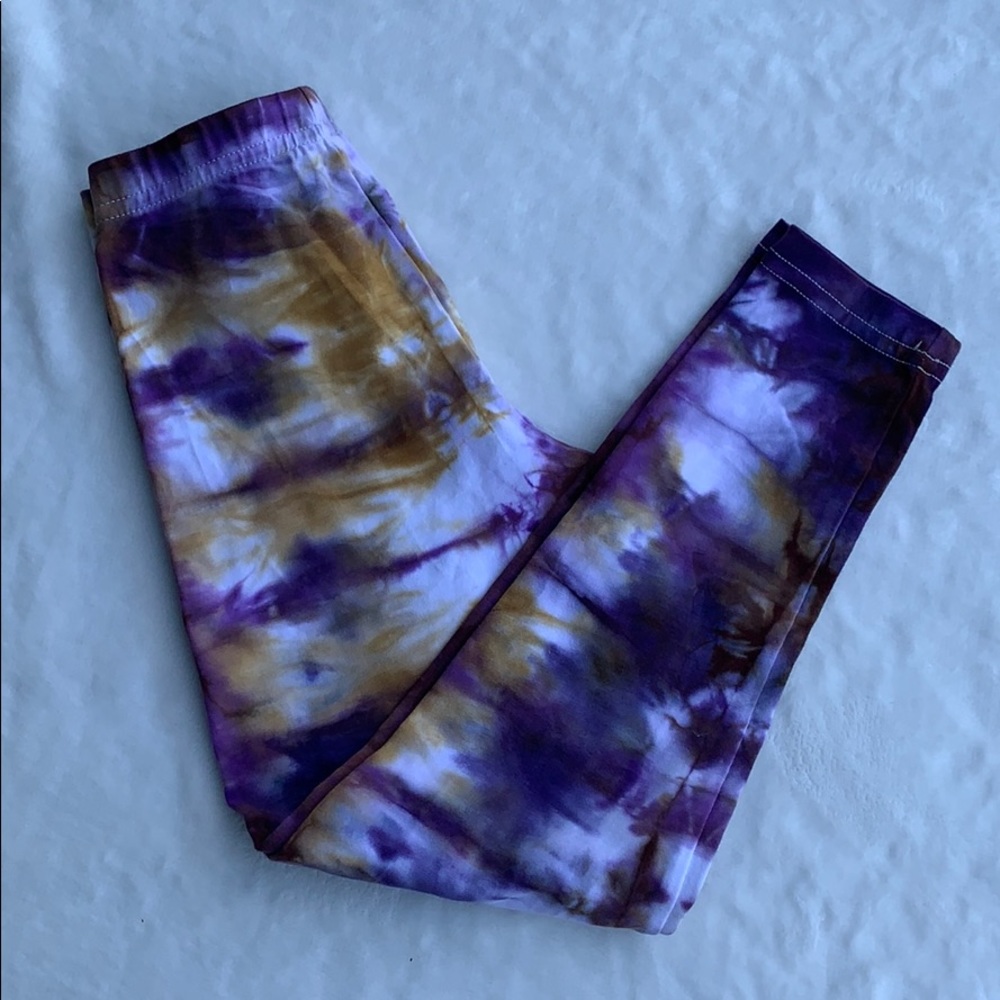 Tie Dye girls legging (YL)